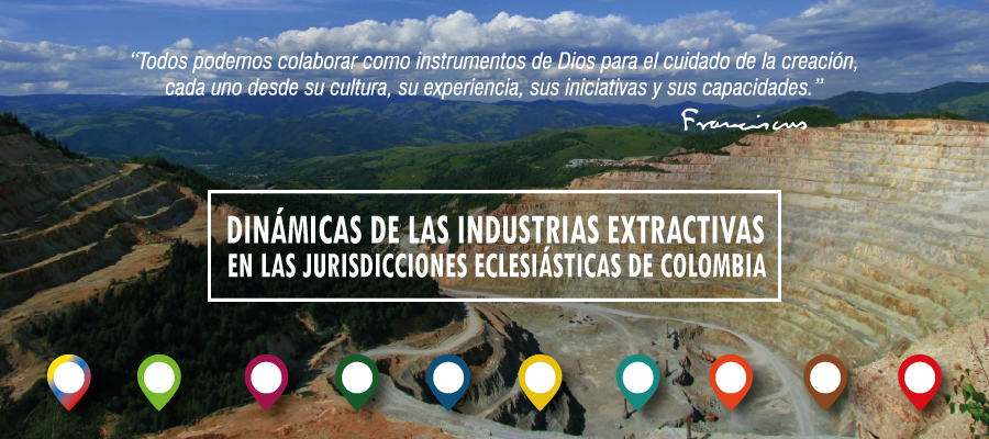 Aplicativo web: Dinámicas de las industrias extractivas en las Jurisdicciones Eclesiásticas de Colombia