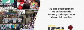 33 años celebrando los esfuerzos de todas y todos por una Colombia en Paz
