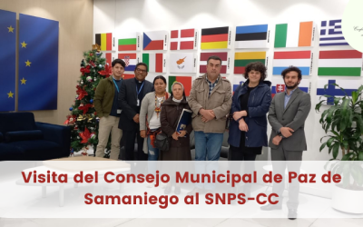 Visita del Consejo Municipal de Paz de Samaniego al SNPS-CC