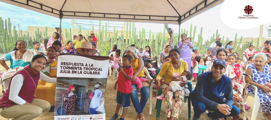 Comunidades que resisten los desastres naturales: la tormenta tropical Julia en La Guajira