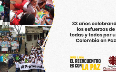 33 años celebrando los esfuerzos de todas y todos por una Colombia en Paz