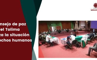 El consejo de paz del Tolima analiza la situación de derechos humanos