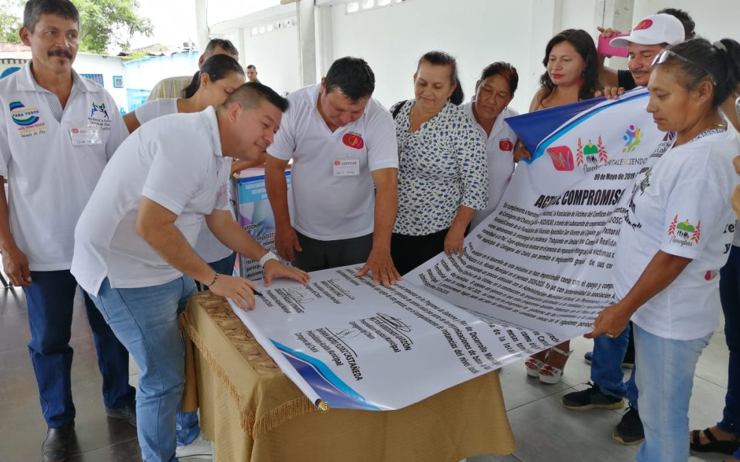 Aspirantes a la Alcaldía Municipal de Cartagena del Chairá se comprometen con las Víctimas