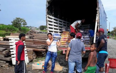 Equipo humanitario de la Iglesia se desplaza con ayudas a comunidades del Chocó