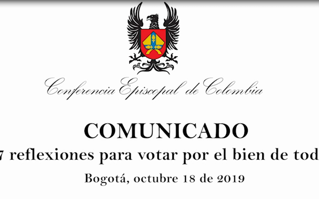 7 Reflexiones del Episcopado para votar bien