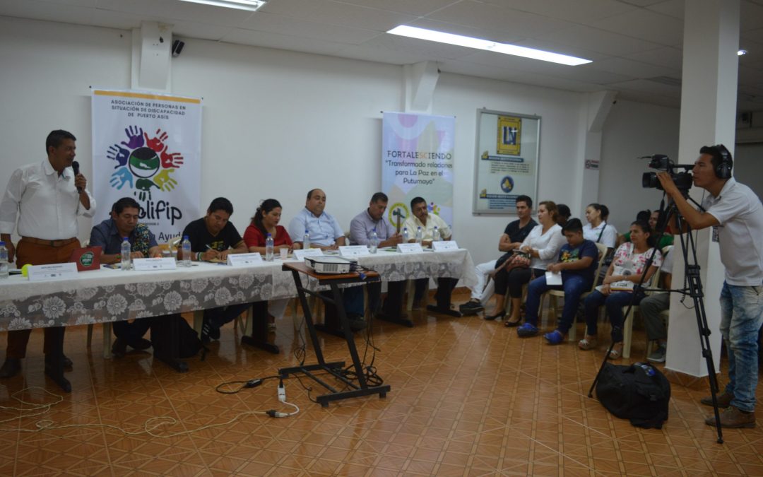 Organización promueve debate sobre inclusión social con candidatos a la Cámara por el Putumayo