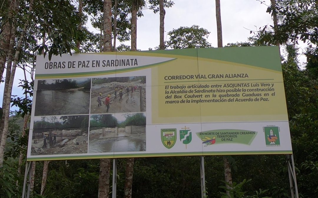 ‘La Gran Alianza’, incidencia de las comunidades que se convierte en un corredor vial