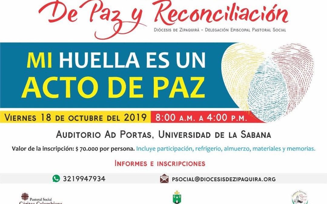 II Congreso Diocesano de Paz y Reconciliación: “Mi huella es un acto de paz”