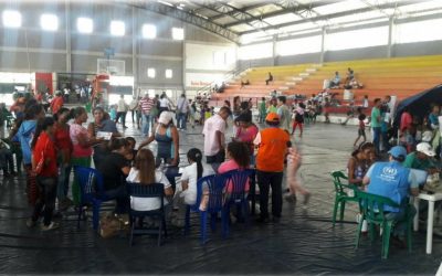 Pastoral Social realiza jornada de ayuda para los venezolanos en Riohacha