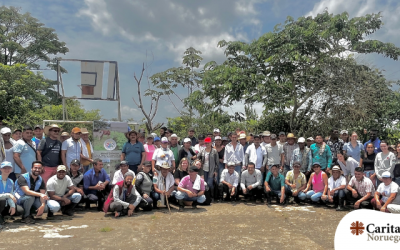 Embajada de Noruega y Cáritas Noruega vistan el Proyecto Manejo Sostenible de la Tierra en Puerto Rico, Caquetá para Explorar Temas de Protección de Bosques y Paz en Colombia