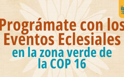 Le damos la bienvenida a la COP 16 sobre Biodiversidad.