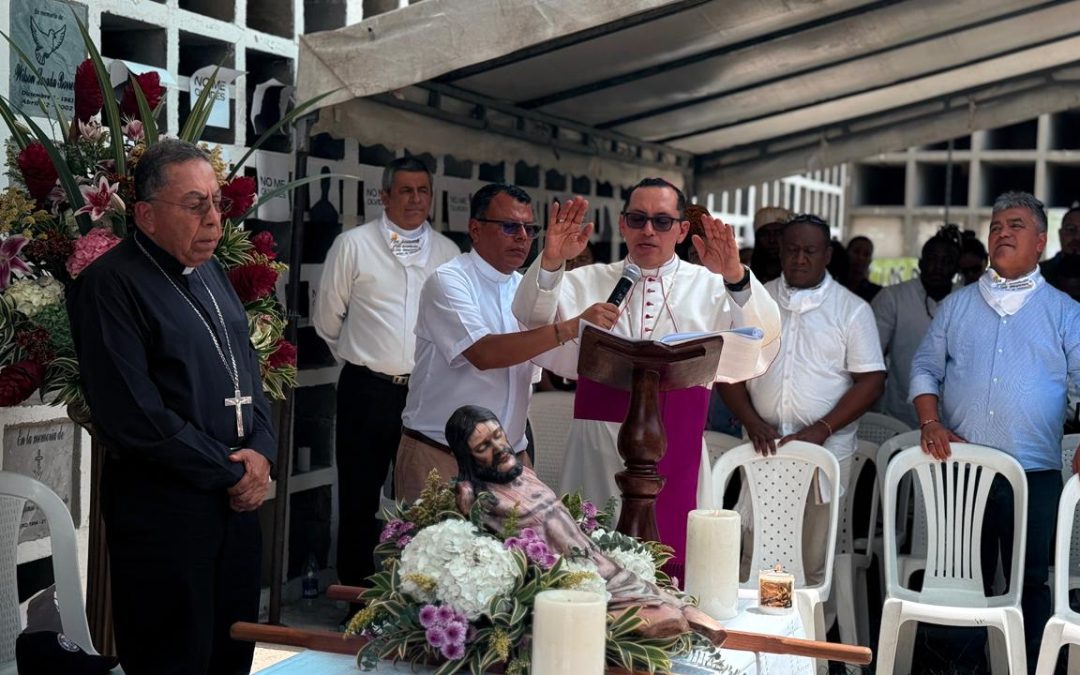 El Cristo de Bojayá llega al Patio de la Memoria en Palmira como signo de reconciliación y esperanza.