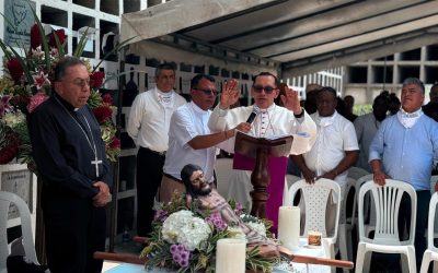 El Cristo de Bojayá llega al Patio de la Memoria en Palmira como signo de reconciliación y esperanza.